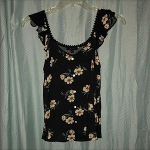 Floral Sleeveless Top